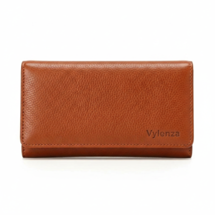 Vylenza  Women's Long Bifold Wallet RFID Blocking Leather Clutch Purse